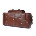 Traveler Leather Weekender Duffle Bag