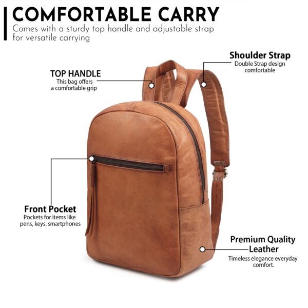 Urban Lite Genuine Leather Backpack