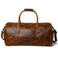 Conrad Buffalo Leather Carry-On Duffel Bag