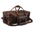 Chester Full-Grain Buffalo Leather Weekender Duffle Bag