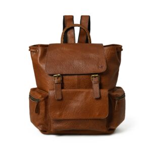 Honeycomb Explorer Leather Backpack