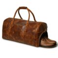 Conrad Buffalo Leather Carry-On Duffel Bag