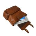 Honeycomb Explorer Leather Backpack
