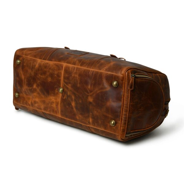 Conrad Buffalo Leather Carry-On Duffel Bag