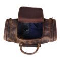 Chester Full-Grain Buffalo Leather Weekender Duffle Bag