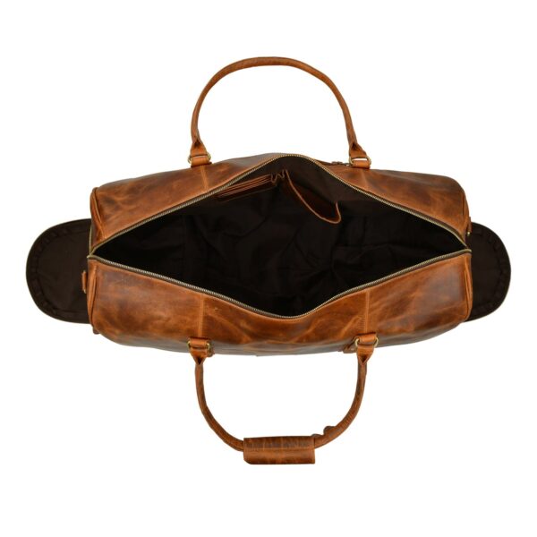 Conrad Buffalo Leather Carry-On Duffel Bag