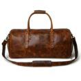 Conrad Buffalo Leather Carry-On Duffel Bag