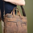 Manhattan Leather Office Briefcase