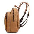 Frontier Leather Canvas Backpack