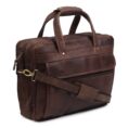 Berlin Buffalo Leather Laptop Briefcase