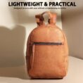 Urban Lite Genuine Leather Backpack