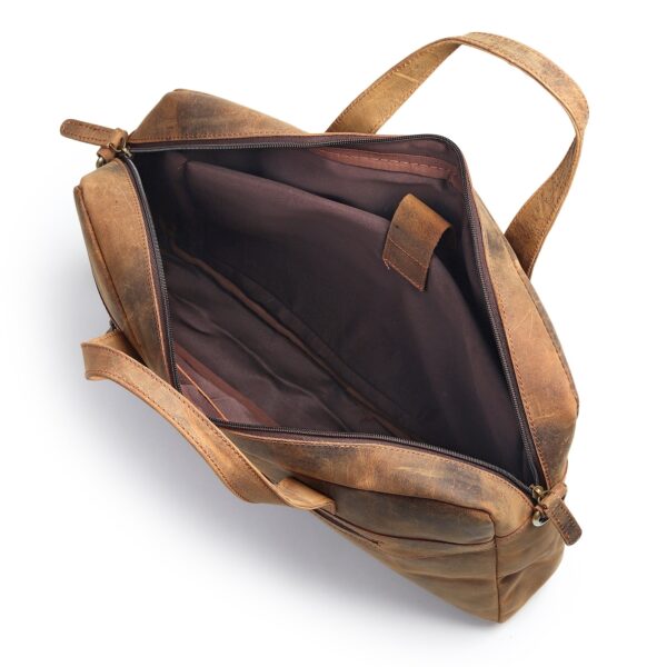 Manhattan Leather Office Briefcase