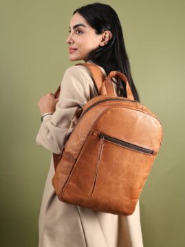 Urban Lite Genuine Leather Backpack