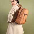 Urban Lite Genuine Leather Backpack